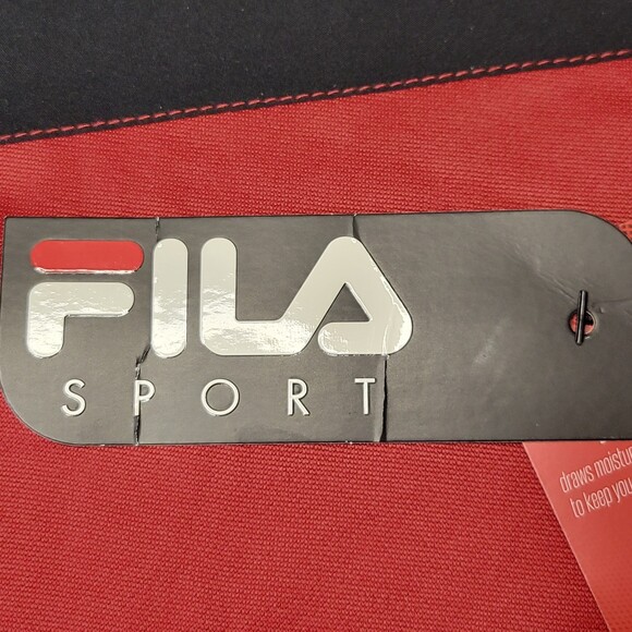 Fila Sport Live in Motion men's quarter zip fleece top red dahlia size XL NWT - Picture 5 of 9